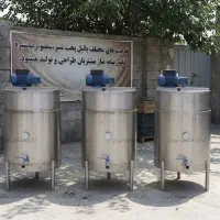 پاتیل پخت شیر 400 لیتری صنعتی - دیگ پروسس لبنیات