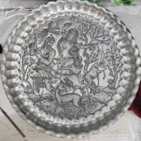 تابلوی فاخر مسی (قلم زنی شده)