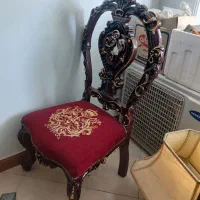 صندلی بزرگ شاه نشین تمام چوب