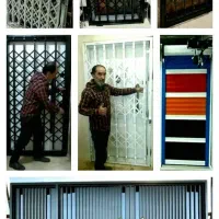 درب کشویی آکاردئونی حفاظ ضدسرقت کرکره اتومات پنجره