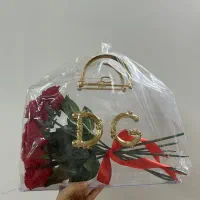 گل مصنوعی کیف طلقی ، کادو ، هدیه