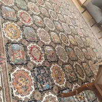 یک فرش 12متری اعیان 1200شانه ویک فرش بلژیکی