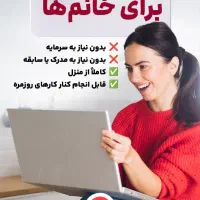 کار در منزل مخصوص خانم های بالای ۲۰ سال