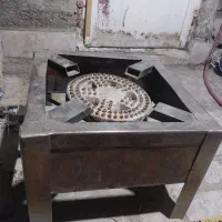اجاق گاز استیل. بدنه  پول.  اهنی. میدی.