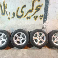 چهار عدد رینگ پنج پر بدون ضربه با لاستیک