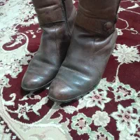 پوتین چرم اصل سایز ۳۹