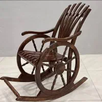 صندلی راحتی راک ملوانی چوب کاملا نو استفاده نشده