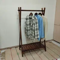 رگال لباس چوبی مدل مثلثی