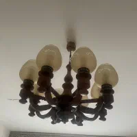 لوستر چوبی