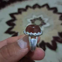 انگشتر دست ساز بانگین عقیق ناب وزیبا