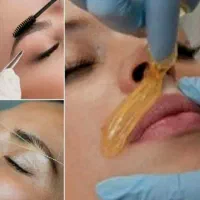 اصلاح صورت با بند/وکس