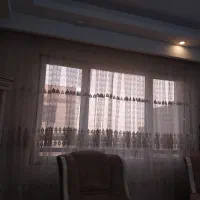 پرده پذیرایی به همراه شال پرده