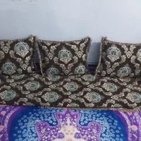 کناره ۳ نفره به همراه پشتی