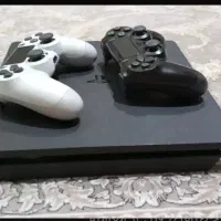 PS4 Slim 500G دو دسته اصلی با بازی