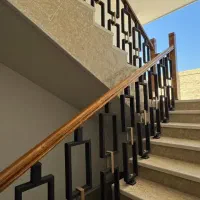نرده استیل،پله پیچ،نرده شیشه ای