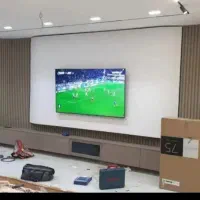 نصب تلویزیون روی دیوار TV تنظیم انتن