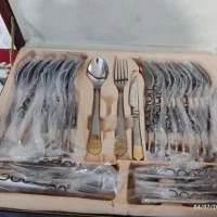 سرویس قاشق و چنگال دوازده نفره