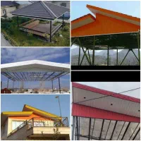 شیروانی   وسایبان پلی کربنات  وجوشکاری  سیار