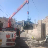 جرثقیل ۵تن جابجایی دستگاه به زیرزمین وجاهایی سخت