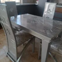 میز غذاخوری با چک صیادی