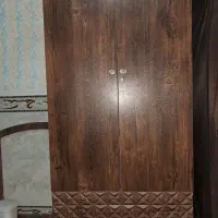 کمد لباس  دو کشو و میله آویز