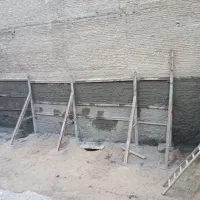 شاتکریت ومش بندی  وسیمان کاری
