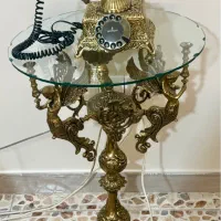 میز تلفن برنز