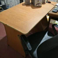 میز کامپیوتر مطالعه چوبی