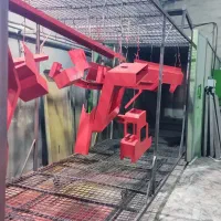 خدمات رنگ کوره ای الکترواستاتیک بارنگ پودری