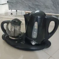 چای ساز مشکی و نقره ای