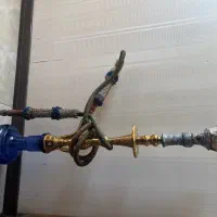 قلیان برنجی آبکاری شده