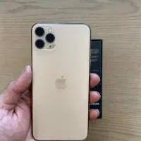 آیفون ۱۱پرو مکس دوسیم طلایی