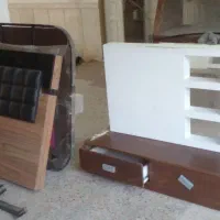 فروش فوری تخت۲نفره فرفوژه باتشک وتمام متعلقاتش