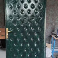 درب اکوستیک لمسه چرمی لوکس طرح لوزی