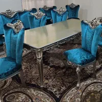 میز نهارخوری ۶ نفره استیل