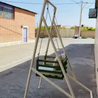 تاب بازی برای حیاط و باغ مدل رنگ کرم