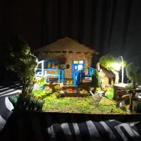 تابلو خانه روستایی