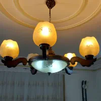 فروش لوستر چوب راش