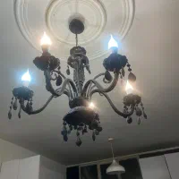 دو عدد لوستر شمعی  لوکس متوسط و بزرگ