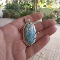 گردنبند نقره فیروزه نیشابور