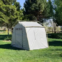 چادر مسافرتی کمپی اسکلتی ۲×۳ جنس کانتینری ترانزیتی