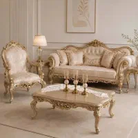 مبل کلاسیک مدل چراغان ( جهزیه کامل عروس )