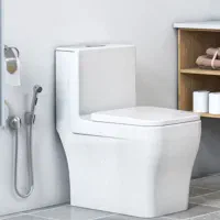 توالت فرنگی چینی کُرد خروجی بزرگ تخلیه عالی