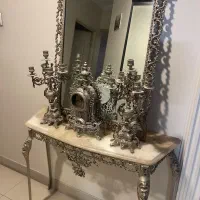 آینه کنسول برنجی