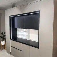 کابینت طوسی مشکی