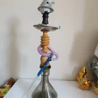 قلیان تنه چوبی