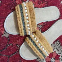 دمپایی مکرومه سایز ۴۰