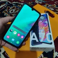 گوشی سامسونگ گلکسی A70 سفید لاکاغذی  128/6