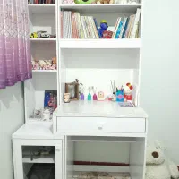 میز تحریر کتابخانه به همراه صندلی