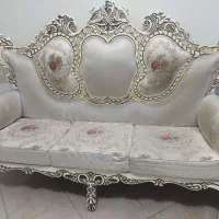 مبل 9 نفره اینه شمعدان میز تلویزیون